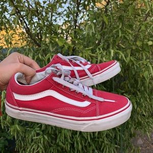 Vans Red Old School Style